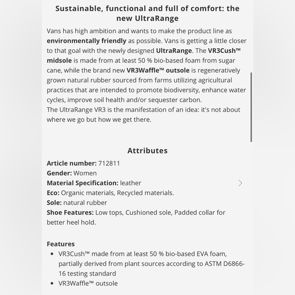 Vans UltraRange Sneakers - Picture 14 of 16